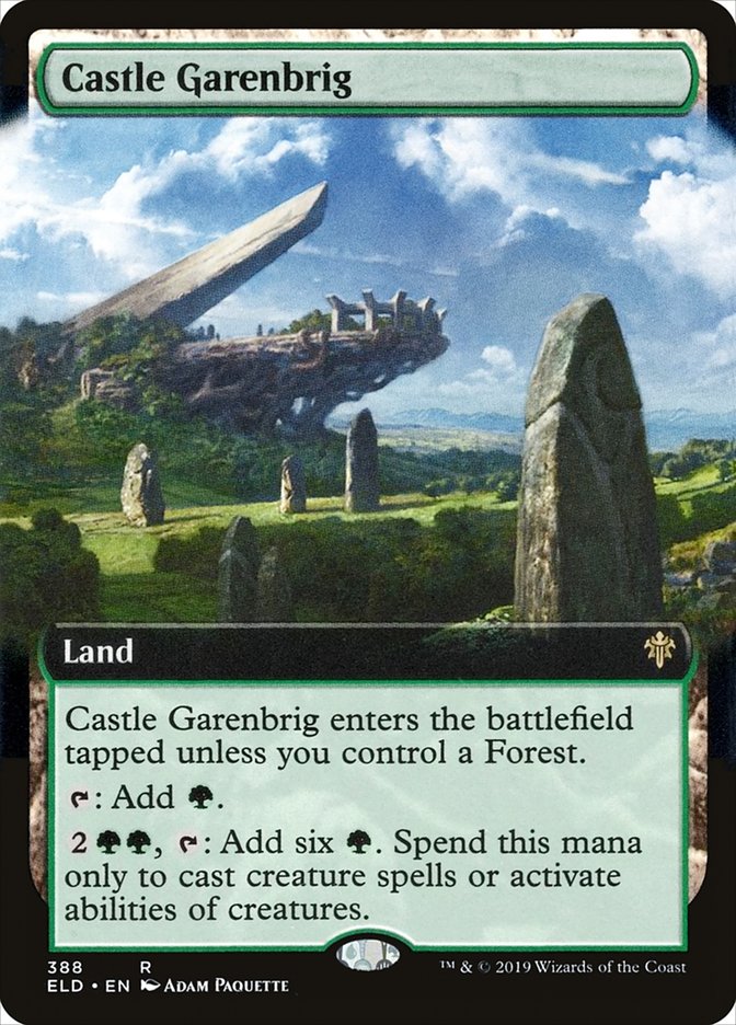 Castle Garenbrig (Extended Art) [Throne of Eldraine] | Card Citadel