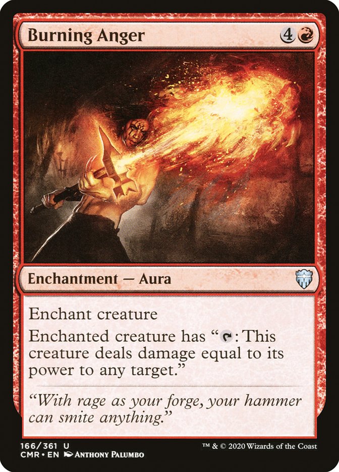 Burning Anger [Commander Legends] | Card Citadel