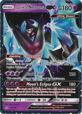 Dawn Wings Necrozma GX (63/156) (Jumbo Card) [Sun & Moon: Ultra Prism] | Card Citadel