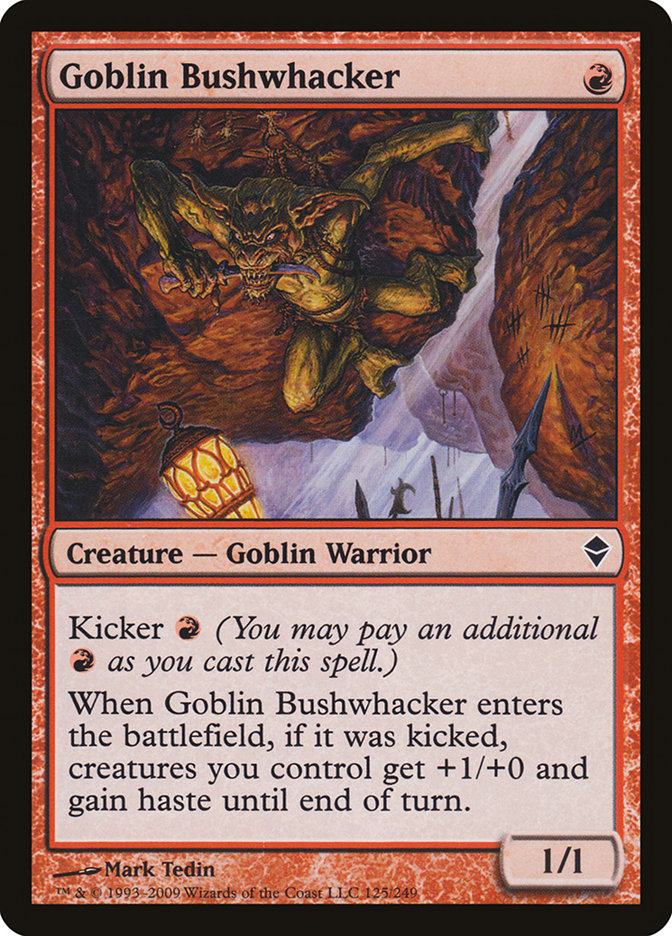 Goblin Bushwhacker [Zendikar] | Card Citadel