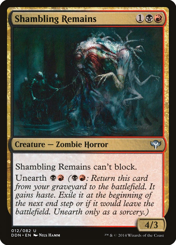 Shambling Remains [Duel Decks: Speed vs. Cunning] | Card Citadel