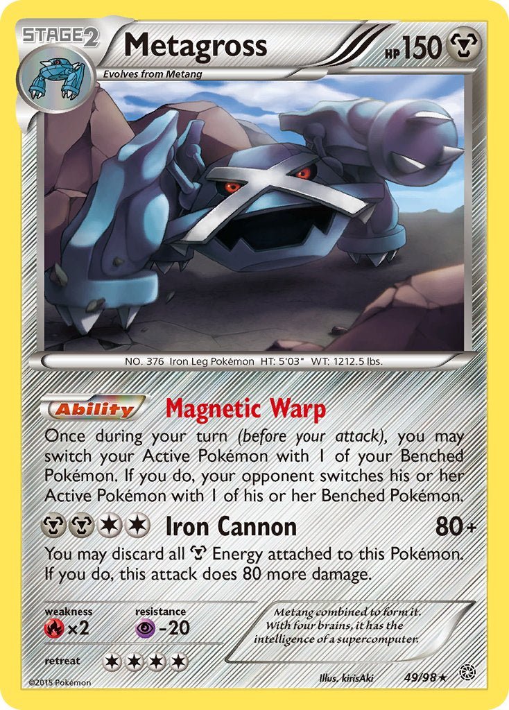 Metagross (49/98) (Theme Deck Exclusive) [XY: Ancient Origins] | Card Citadel