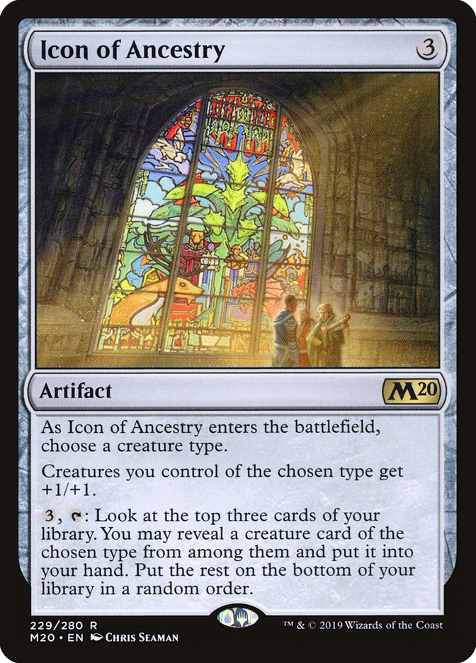 Icon of Ancestry [Core Set 2020] | Card Citadel