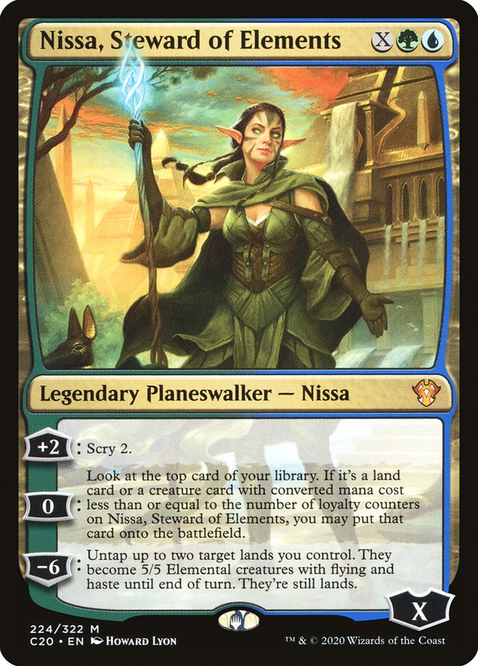 Nissa, Steward of Elements [Commander 2020] | Card Citadel