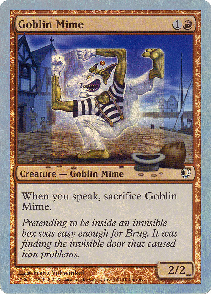 Goblin Mime [Unhinged] | Card Citadel