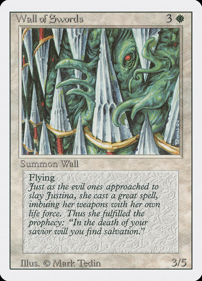 Wall of Swords [Revised Edition] | Card Citadel