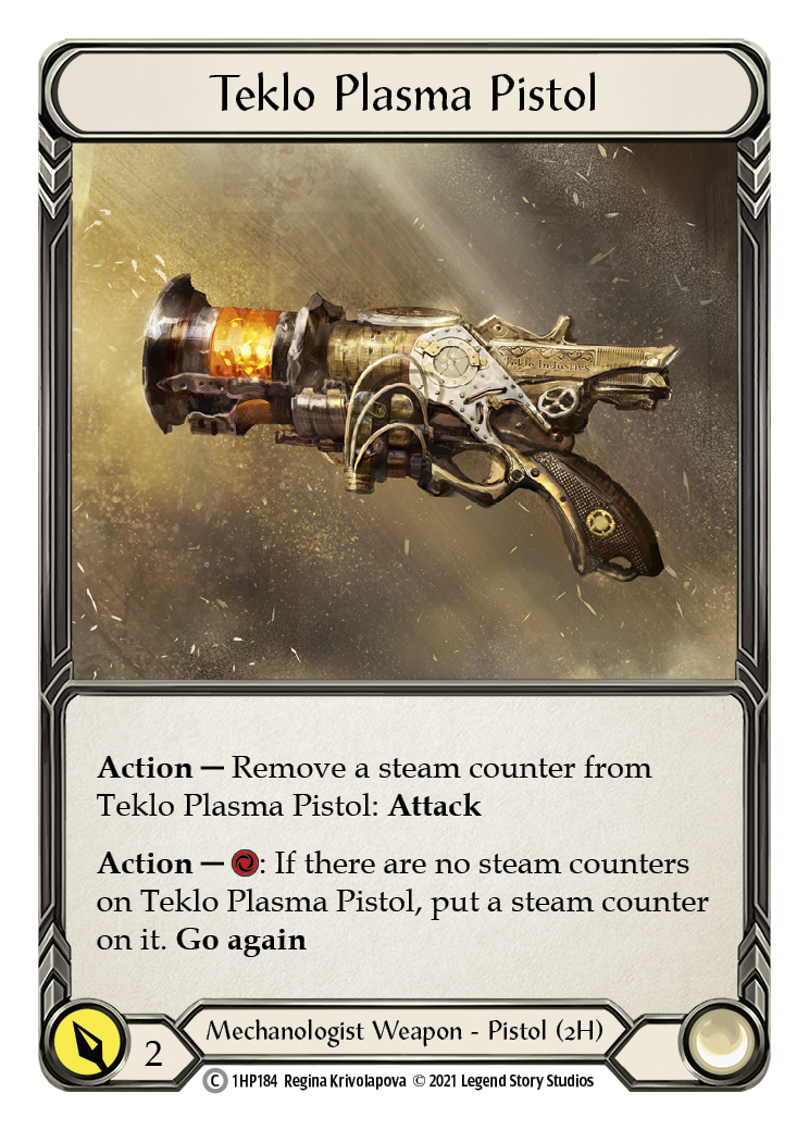 Teklo Plasma Pistol [1HP184] | Card Citadel