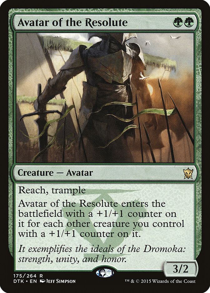 Avatar of the Resolute [Dragons of Tarkir] | Card Citadel