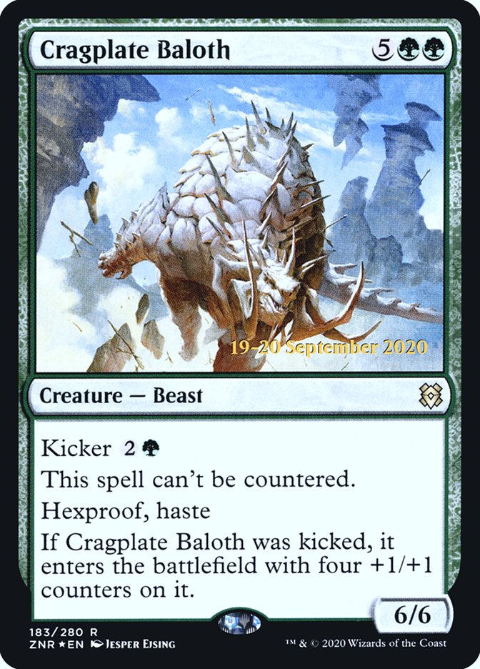 Cragplate Baloth  [Zendikar Rising Prerelease Promos] | Card Citadel