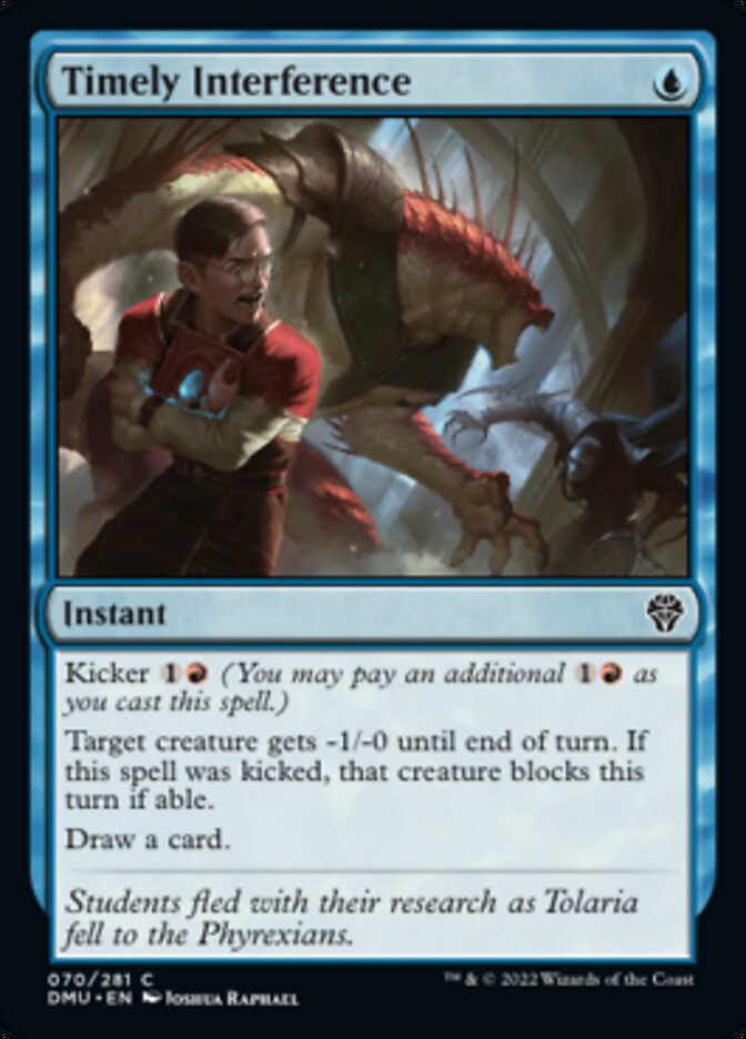Timely Interference [Dominaria United] | Card Citadel