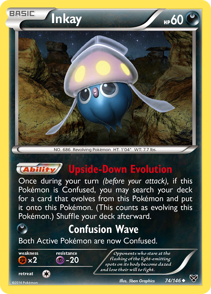 Inkay (74/146) [XY: Base Set] | Card Citadel