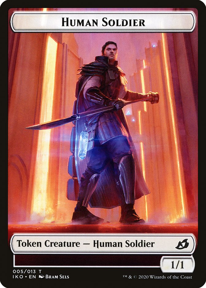 Human Soldier (005/013) [Ikoria: Lair of Behemoths Tokens] | Card Citadel