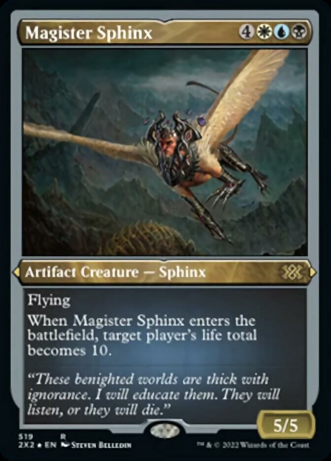 Magister Sphinx (Foil Etched) [Double Masters 2022] | Card Citadel