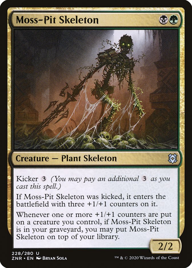 Moss-Pit Skeleton [Zendikar Rising] | Card Citadel