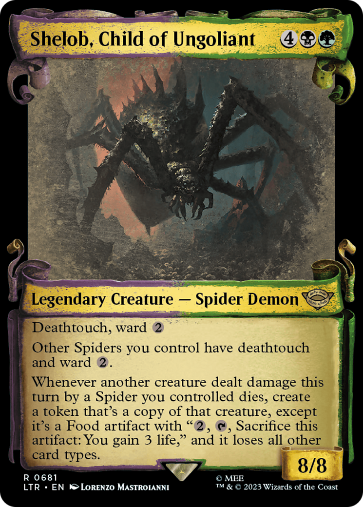 Shelob, Child of Ungoliant [The Lord of the Rings: Tales of Middle-Earth Showcase Scrolls] | Card Citadel