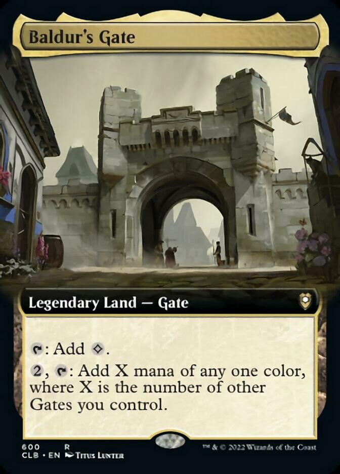 Baldur's Gate (Extended Art) [Commander Legends: Battle for Baldur's Gate] | Card Citadel