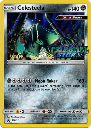 Celesteela (SM131) (Staff Prerelease Promo) [Sun & Moon: Black Star Promos] | Card Citadel