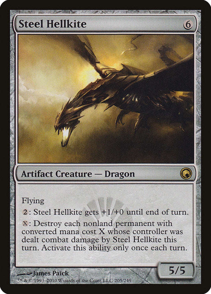 Steel Hellkite [Scars of Mirrodin] | Card Citadel