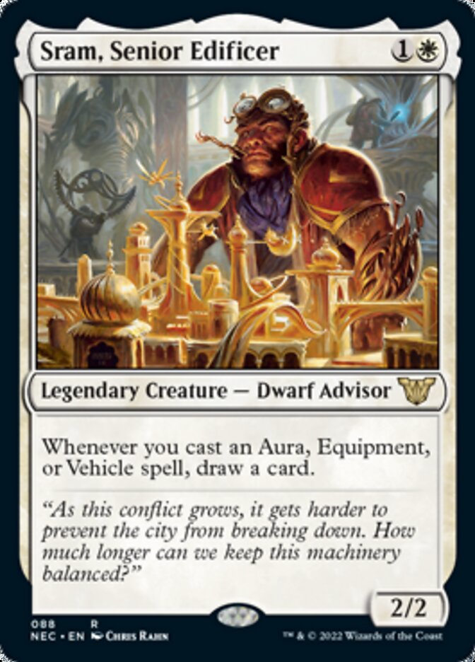 Sram, Senior Edificer [Kamigawa: Neon Dynasty Commander] | Card Citadel