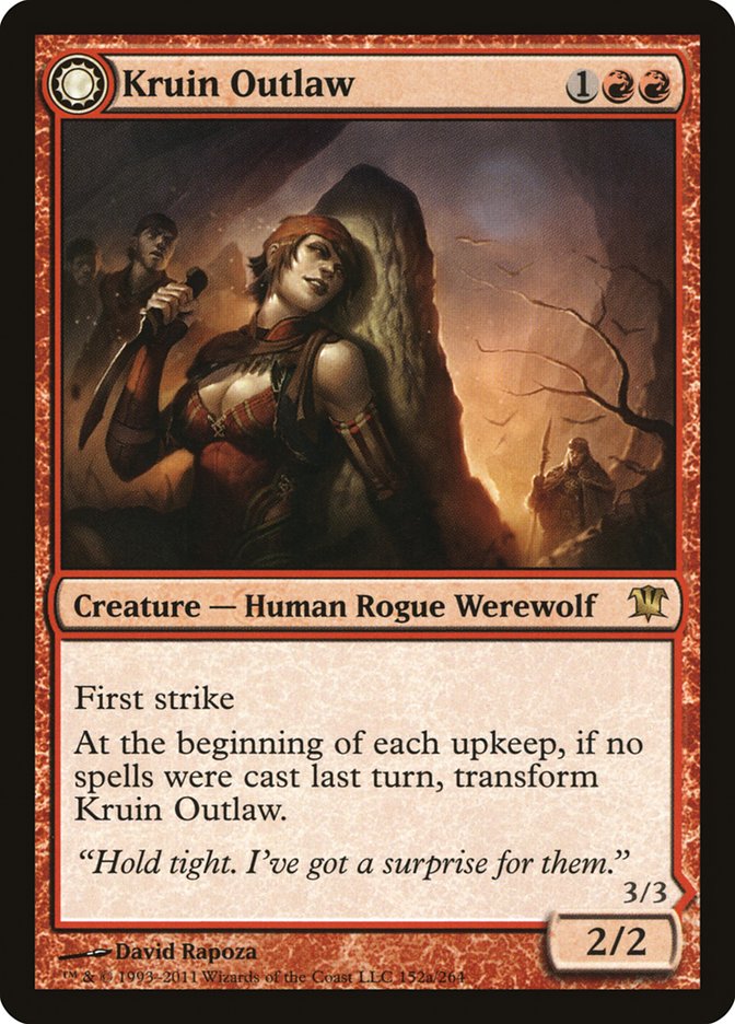 Kruin Outlaw // Terror of Kruin Pass [Innistrad] | Card Citadel