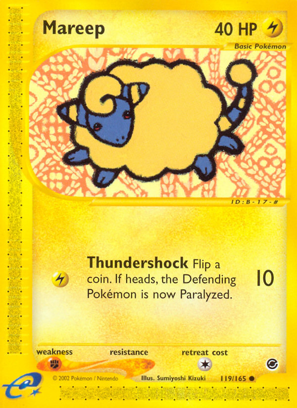 Mareep (119/165) [Expedition: Base Set] | Card Citadel