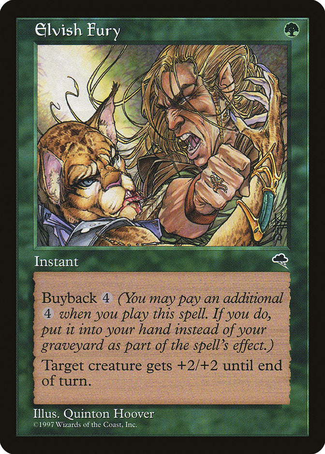 Elvish Fury [Tempest] | Card Citadel