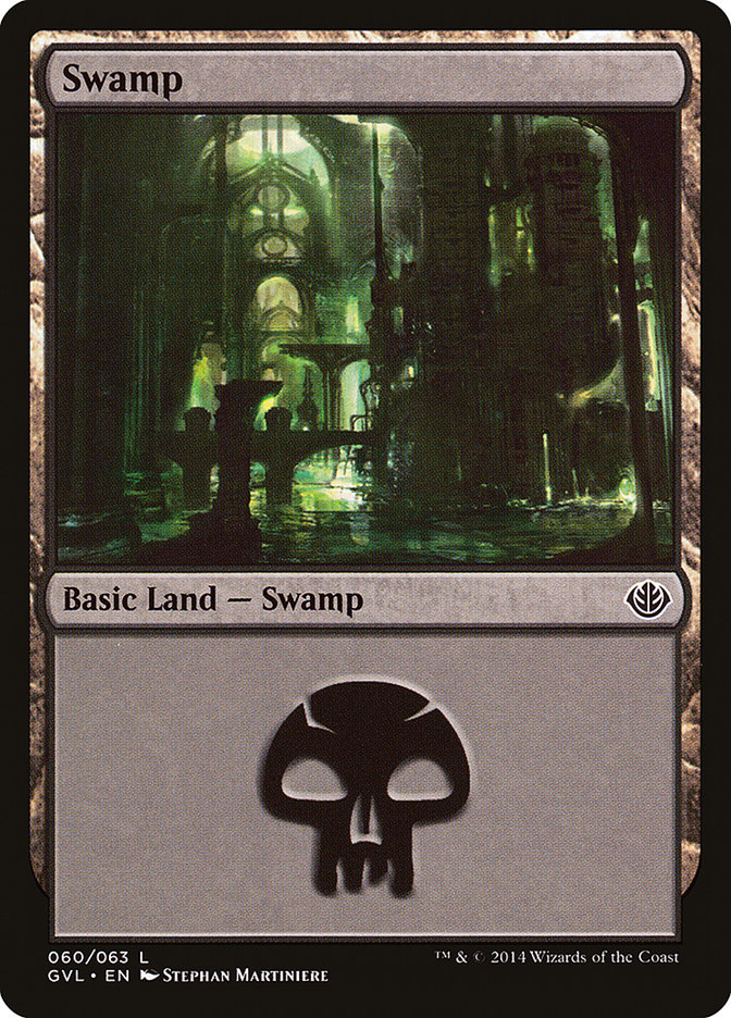 Swamp (60) (Garruk vs. Liliana) [Duel Decks Anthology] | Card Citadel