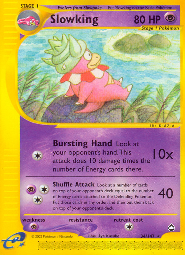 Slowking (34/147) [Aquapolis] | Card Citadel