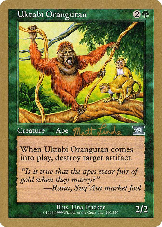 Uktabi Orangutan (Matt Linde) [World Championship Decks 1999] | Card Citadel