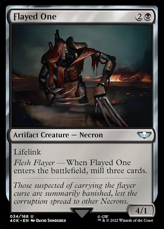 Flayed One (Surge Foil) [Universes Beyond: Warhammer 40,000] | Card Citadel