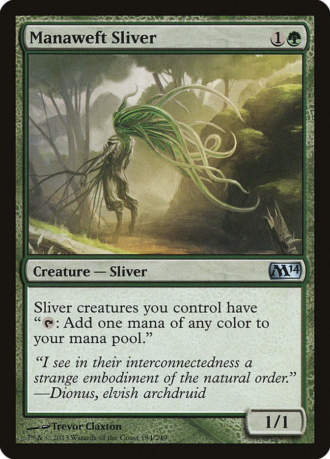 Manaweft Sliver [Magic 2014] | Card Citadel