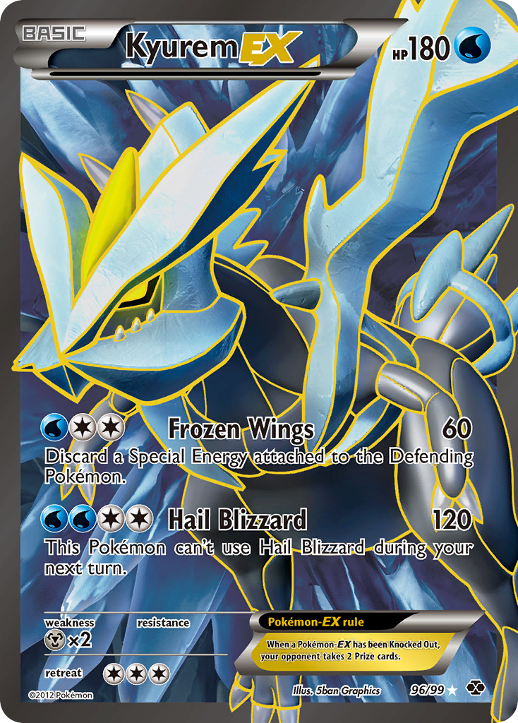 Kyurem EX (96/99) [Black & White: Next Destinies] | Card Citadel