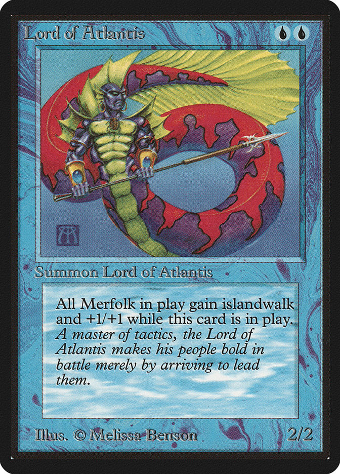 Lord of Atlantis [Limited Edition Beta] | Card Citadel