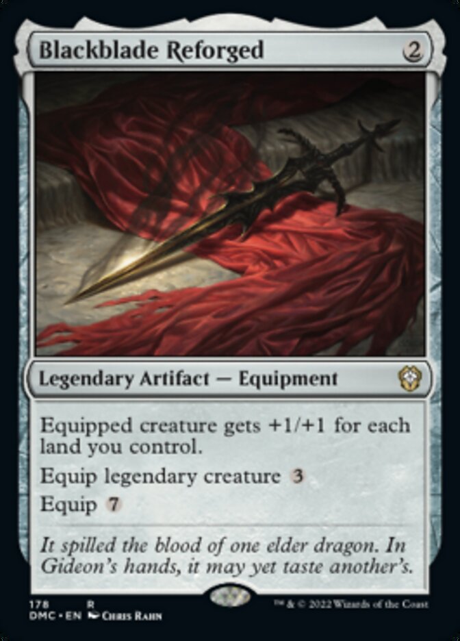Blackblade Reforged [Dominaria United Commander] | Card Citadel