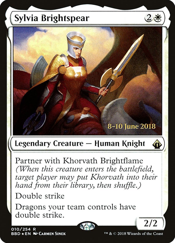Sylvia Brightspear [Battlebond Promos] | Card Citadel