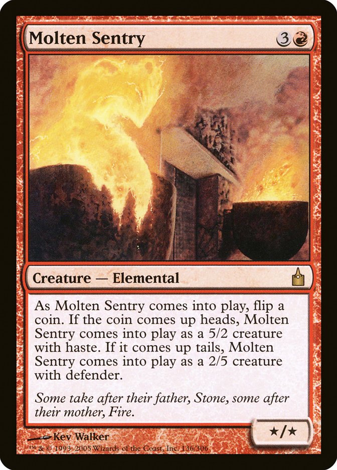 Molten Sentry [Ravnica: City of Guilds] | Card Citadel