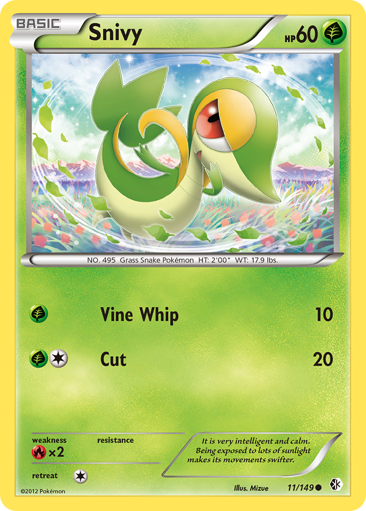 Snivy (11/149) [Black & White: Boundaries Crossed] | Card Citadel