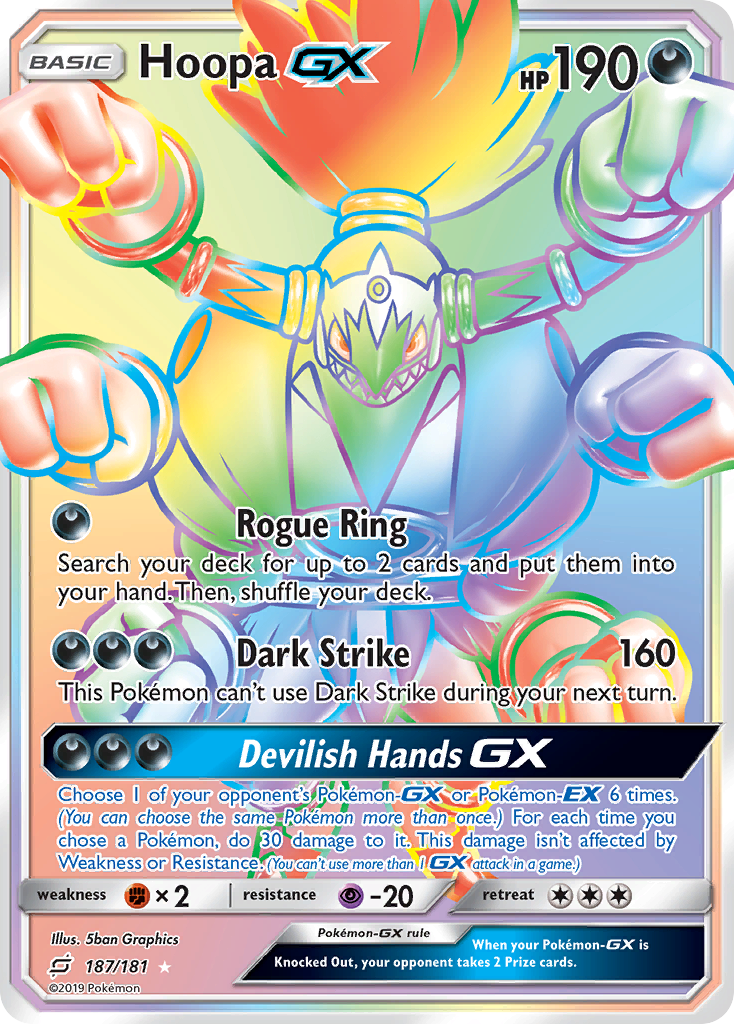 Hoopa GX (187/181) [Sun & Moon: Team Up] | Card Citadel