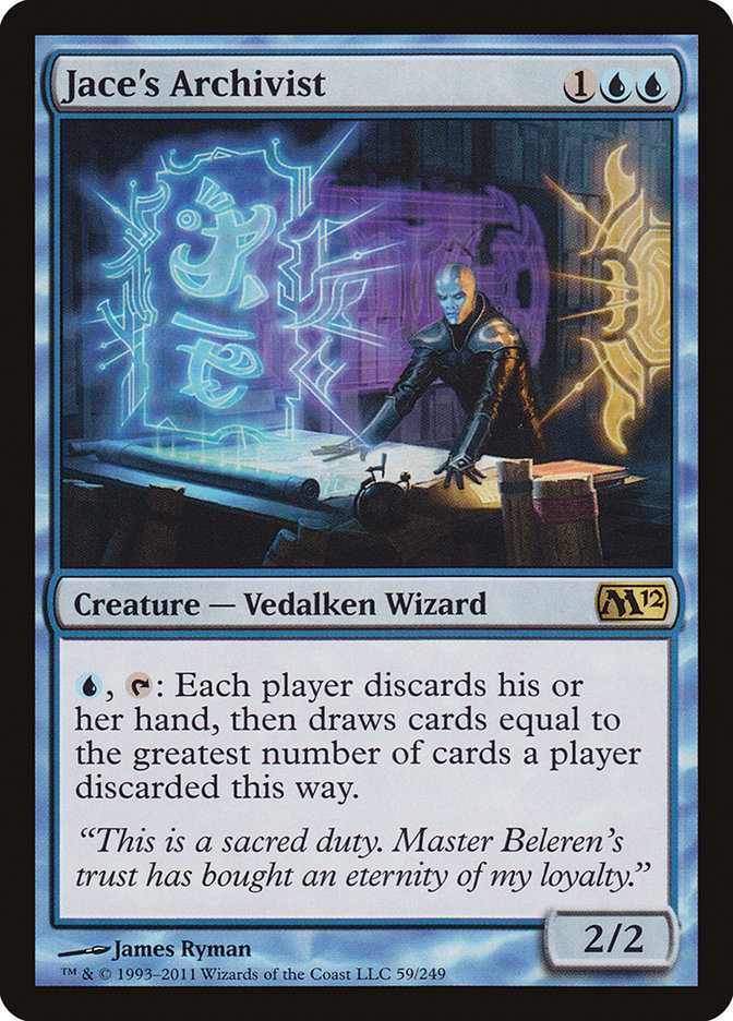 Jace's Archivist [Magic 2012] | Card Citadel