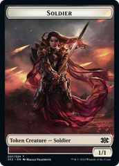 Drake // Soldier Double-sided Token [Double Masters 2022 Tokens] | Card Citadel