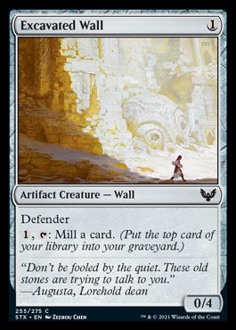 Excavated Wall [Strixhaven: School of Mages] | Card Citadel