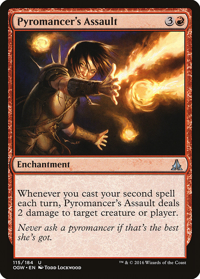 Pyromancer's Assault [Oath of the Gatewatch] | Card Citadel