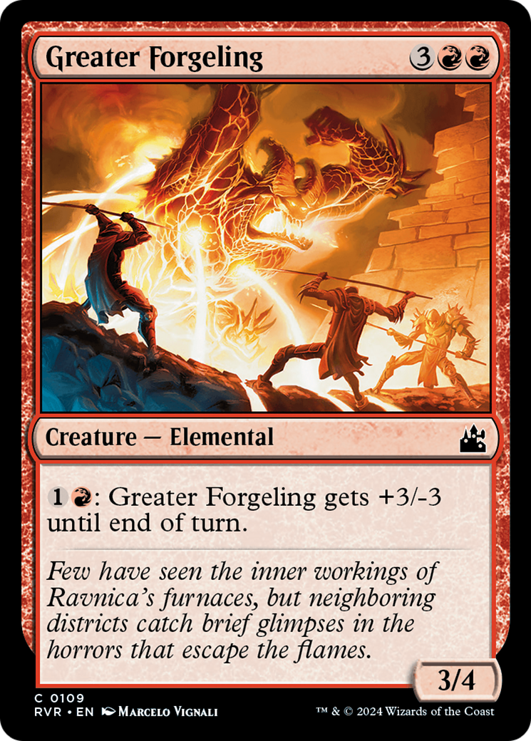 Greater Forgeling [Ravnica Remastered] | Card Citadel