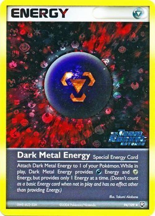 Dark Metal Energy (94/109) (Stamped) [EX: Team Rocket Returns] | Card Citadel