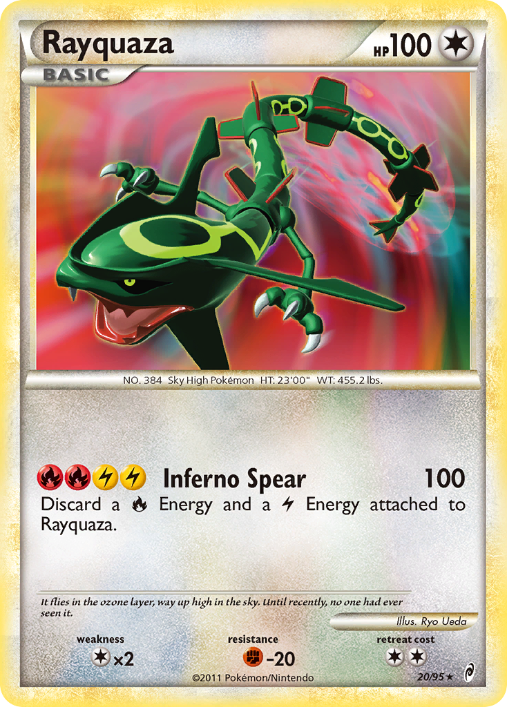 Rayquaza (20/95) [HeartGold & SoulSilver: Call of Legends] | Card Citadel