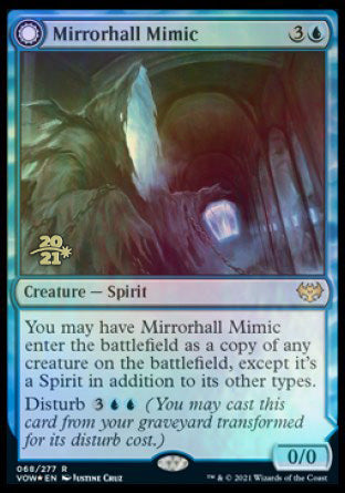 Mirrorhall Mimic // Ghastly Mimicry [Innistrad: Crimson Vow Prerelease Promos] | Card Citadel