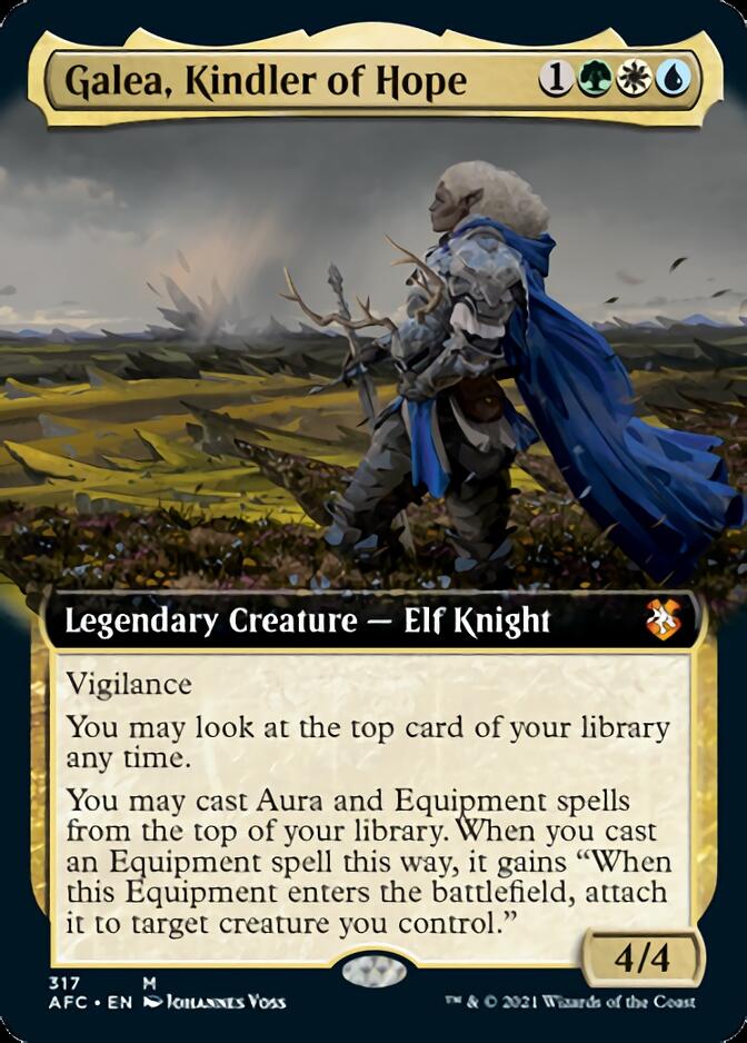 Galea, Kindler of Hope (Extended) [Dungeons & Dragons: Adventures in the Forgotten Realms Commander] | Card Citadel