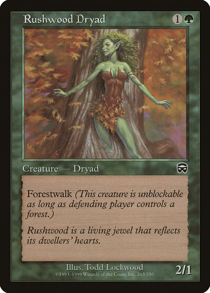 Rushwood Dryad [Mercadian Masques] | Card Citadel