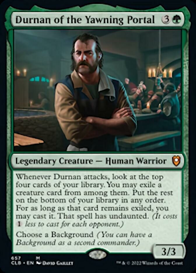 Durnan of the Yawning Portal [Commander Legends: Battle for Baldur's Gate] | Card Citadel