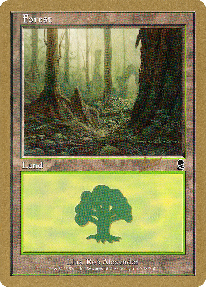 Forest (rl348) (Raphael Levy) [World Championship Decks 2002] | Card Citadel